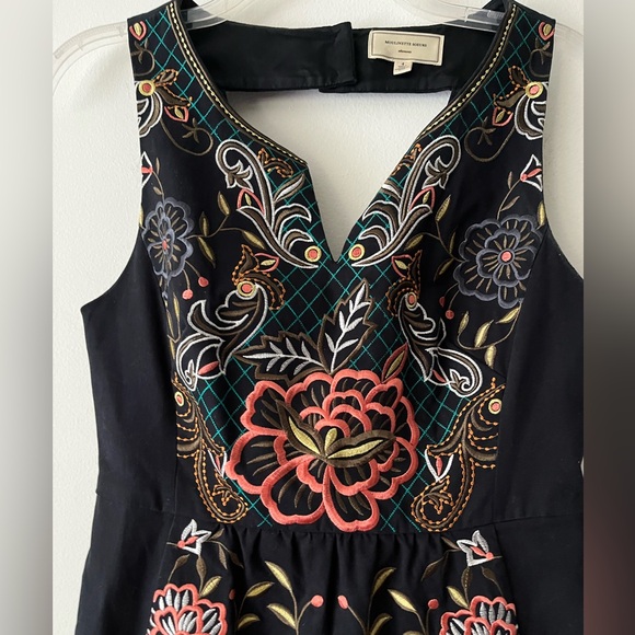 Anthropologie Moulinette Soeurs Perennial Flora Embroidered Dress - Picture 5 of 17